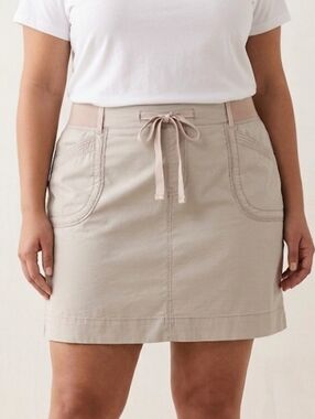 D/C Jeans (Penningtons) Beige Utility Cargo Skort | Size 22